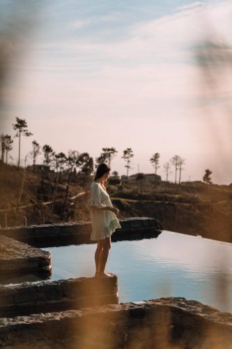 hóspede no exterior